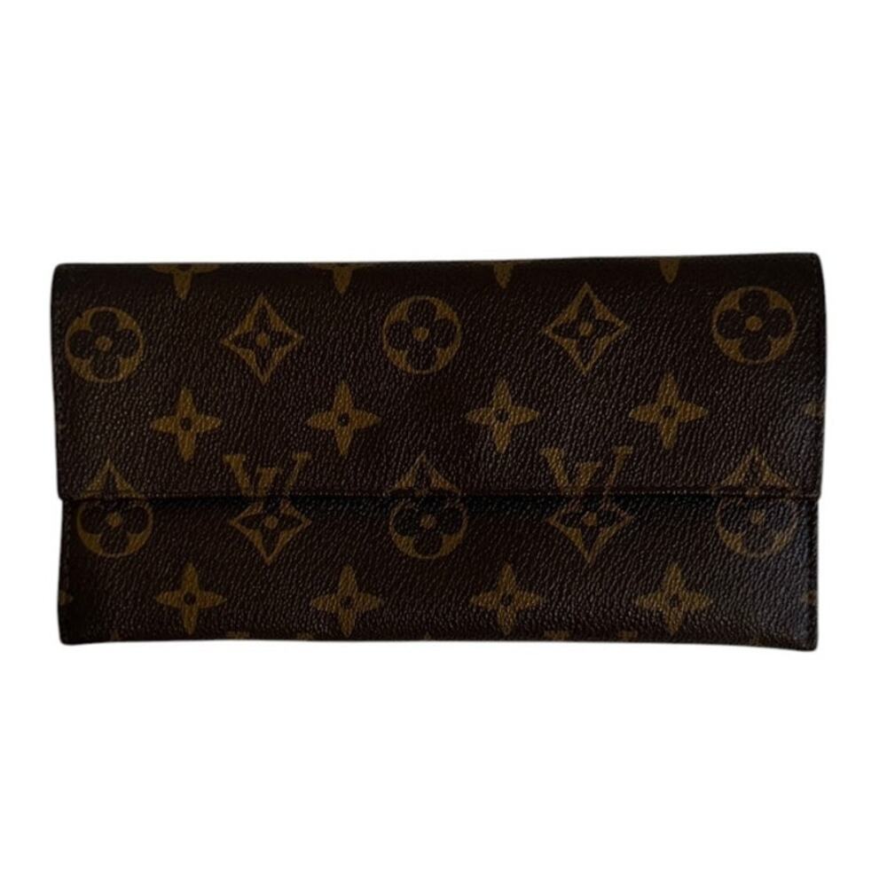 Louis Vuitton Porte Monnaie Credit Long Wallet Monogram Vintage France